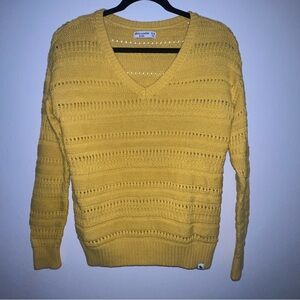 Abercrombie kids Yellow Knitted Sweater 15/16 Like new